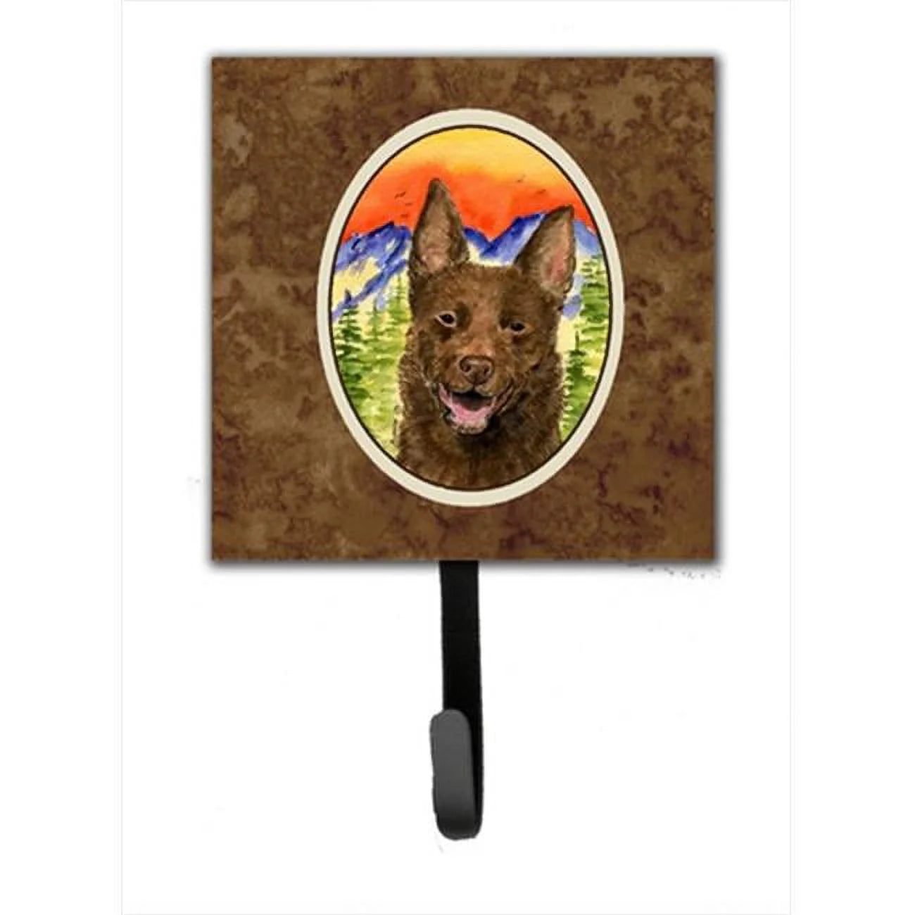 Australian Kelpie Leash Holder Or Key Hook