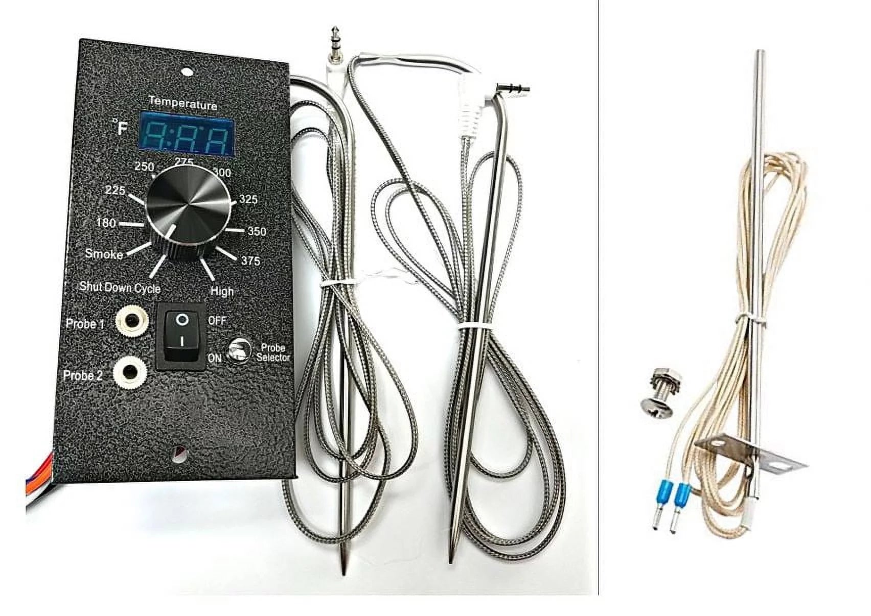 PRO DIGITAL THERMOSTAT CONTROLLER fits TRAEGER & PIT BOSS + RTD & Meat PROBES