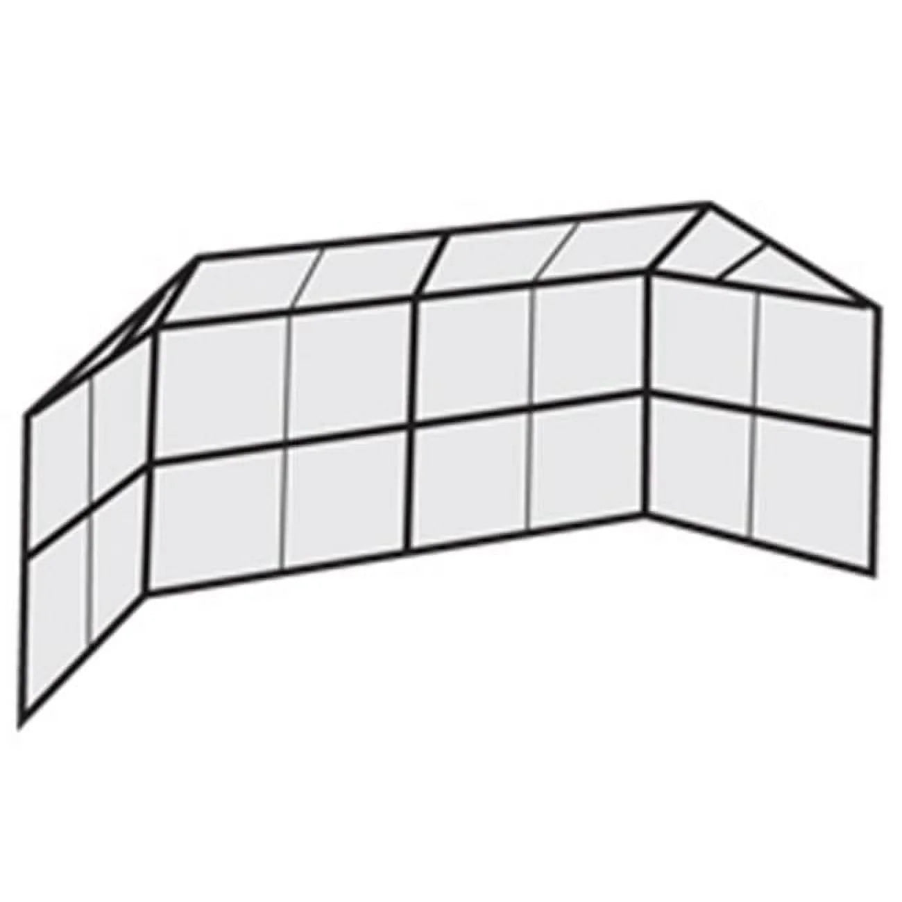 Ssg - Bsn  Chain Link Backstop-20 w-Hood & Wings Baseball-Softball Field Equipment 20 ft