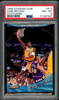 Kobe Bryant Card 1998-99 Stadium Club Statliners #S17 PSA 8