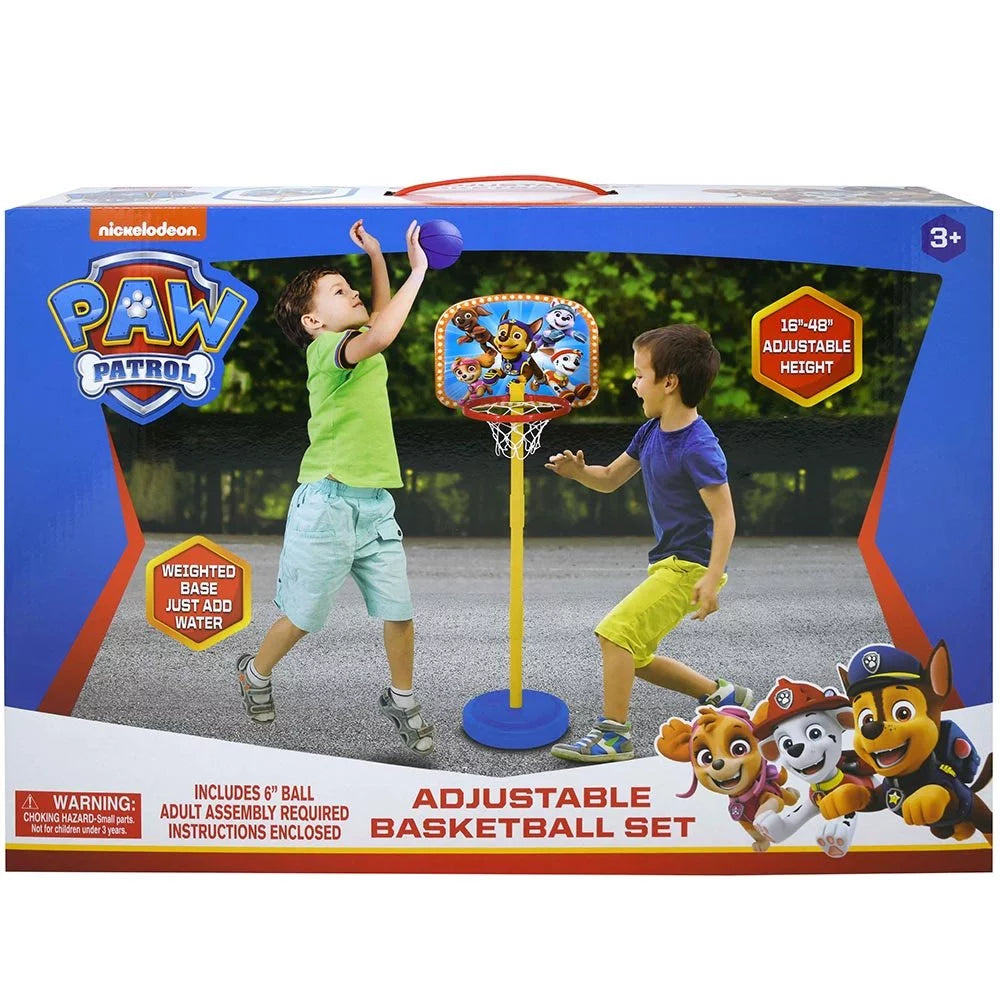 Paw Patrol Adjustable Basketball Set in color box