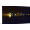 ARTCANVAS Doha Capital of Qatar Night Skyline Canvas Art Print - Size: 26 x 18 (0.75 Deep)