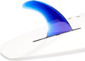 Signature Surf Single Center Fin For Longboard Surfboard Blue Polycarbonate