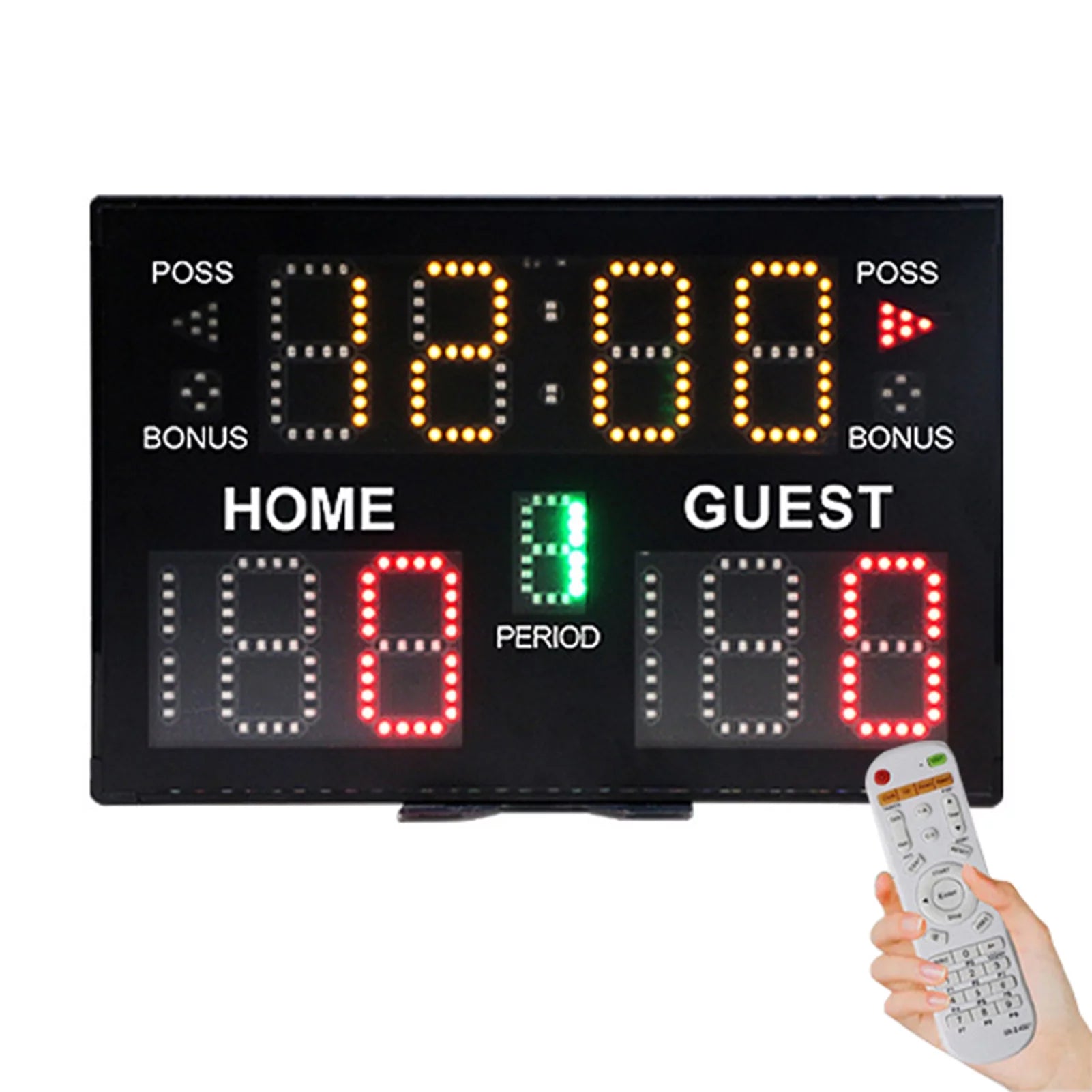 Suzicca Indoor Digital Scoreboard Tabletop Score Board for Basketball Volleyball Tennis Boxing Match
