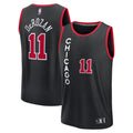 Youth Fanatics Branded DeMar DeRozan Black Chicago Bulls Fast Break Jersey - City Edition