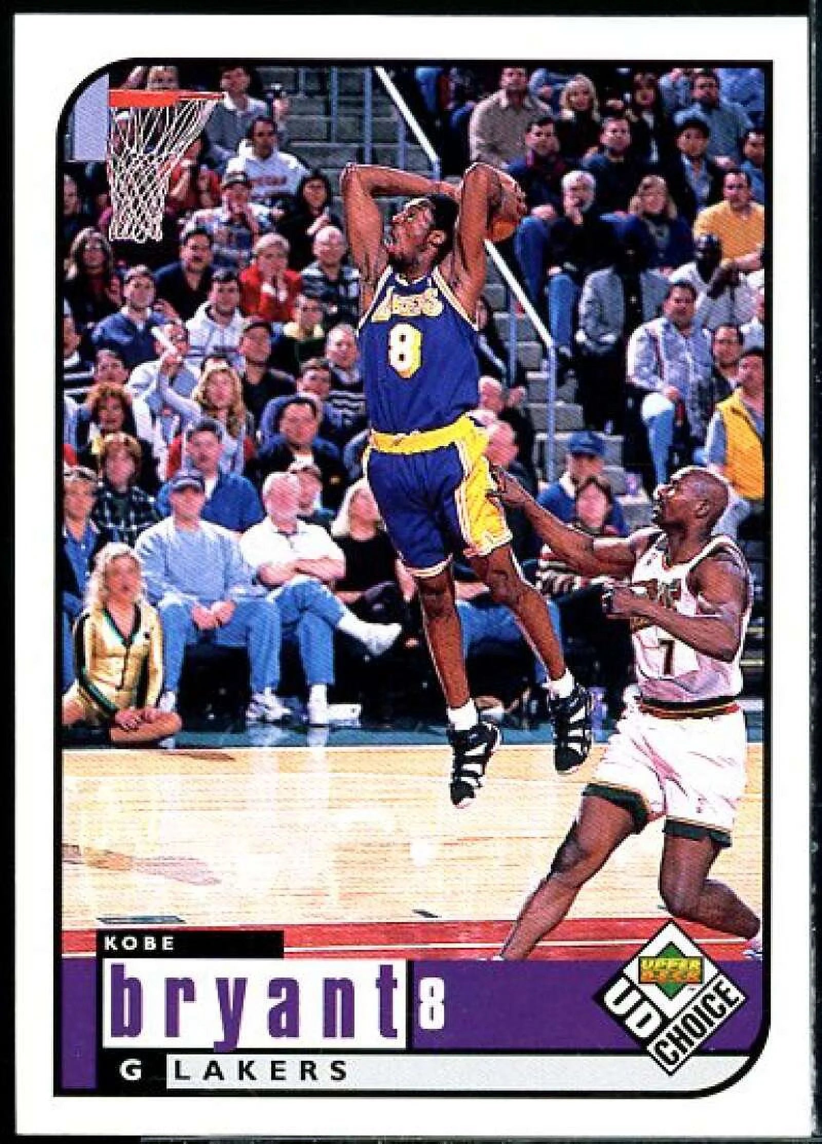 Kobe Bryant Card 1998-99 UD Choice #69