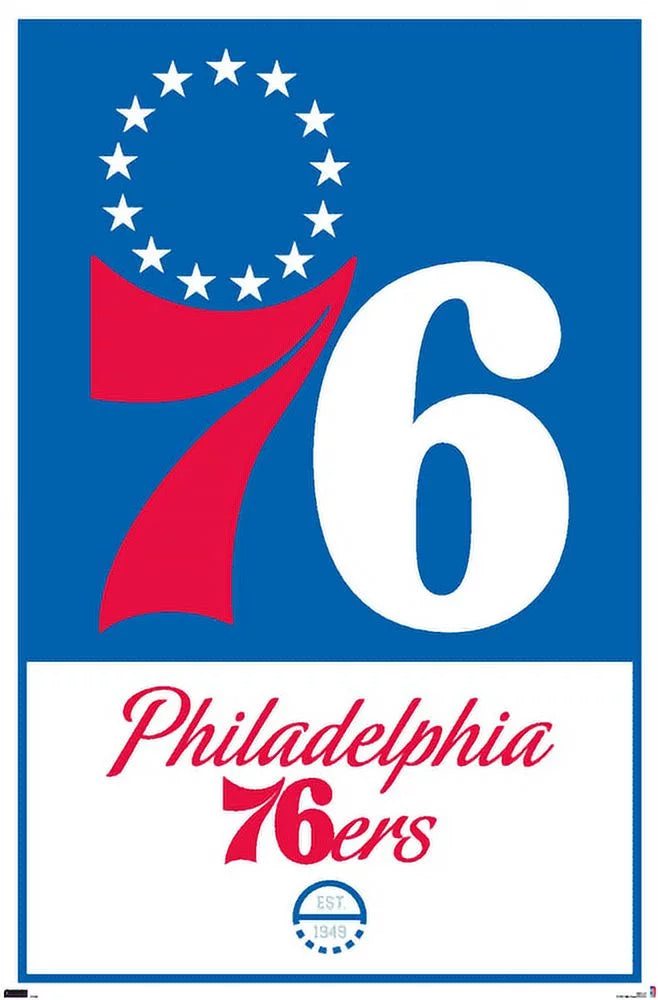 NBA Philadelphia 76ers - Logo 21 Wall Poster, 22.375 x 34