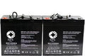 SPS Brand 12V 55 Ah Replacement Battery for Fortress Scientific 760 22NF (Terminal i4) (2 Pack)