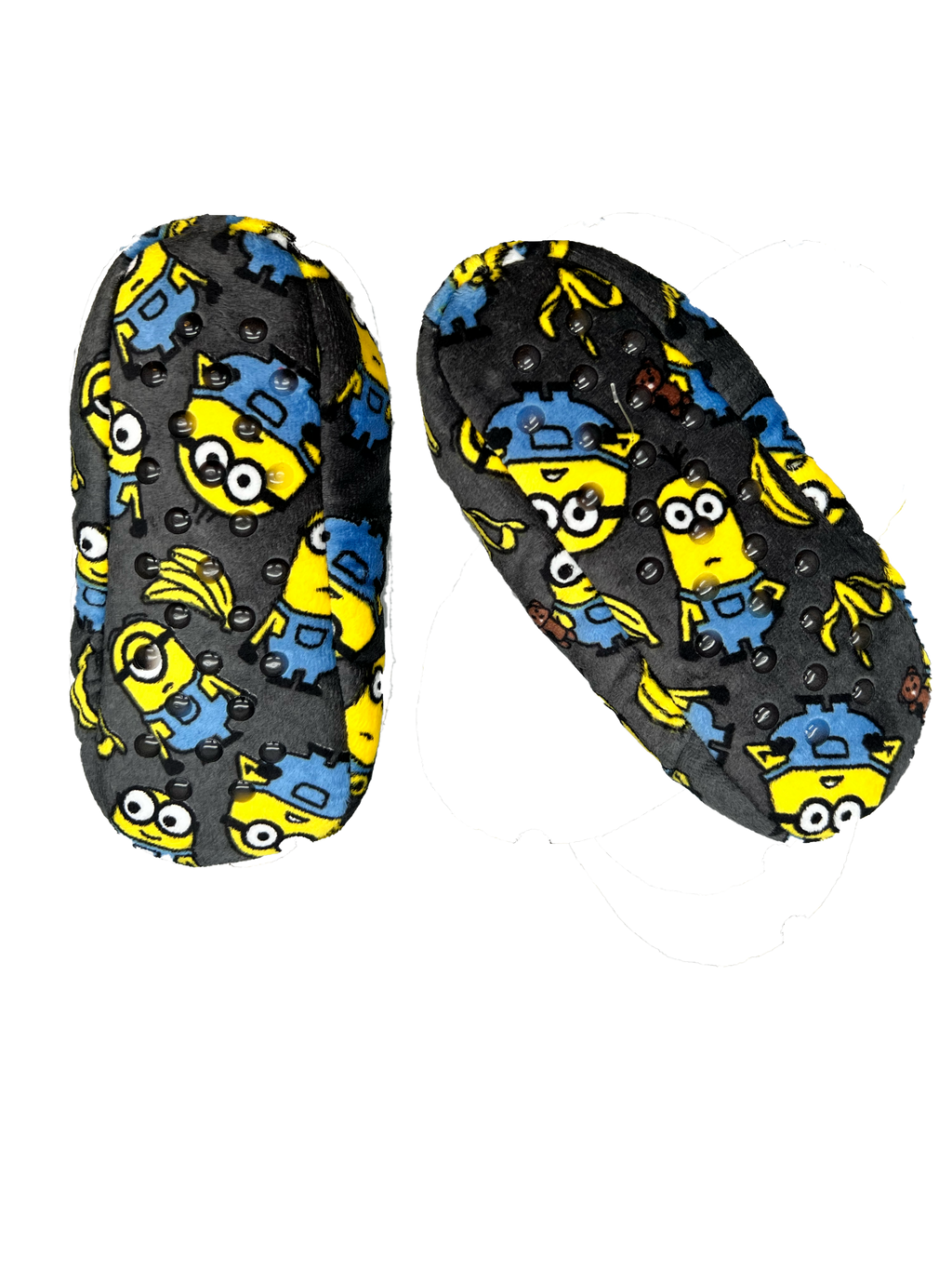 Kids Minion Slipper Socks with Grippers