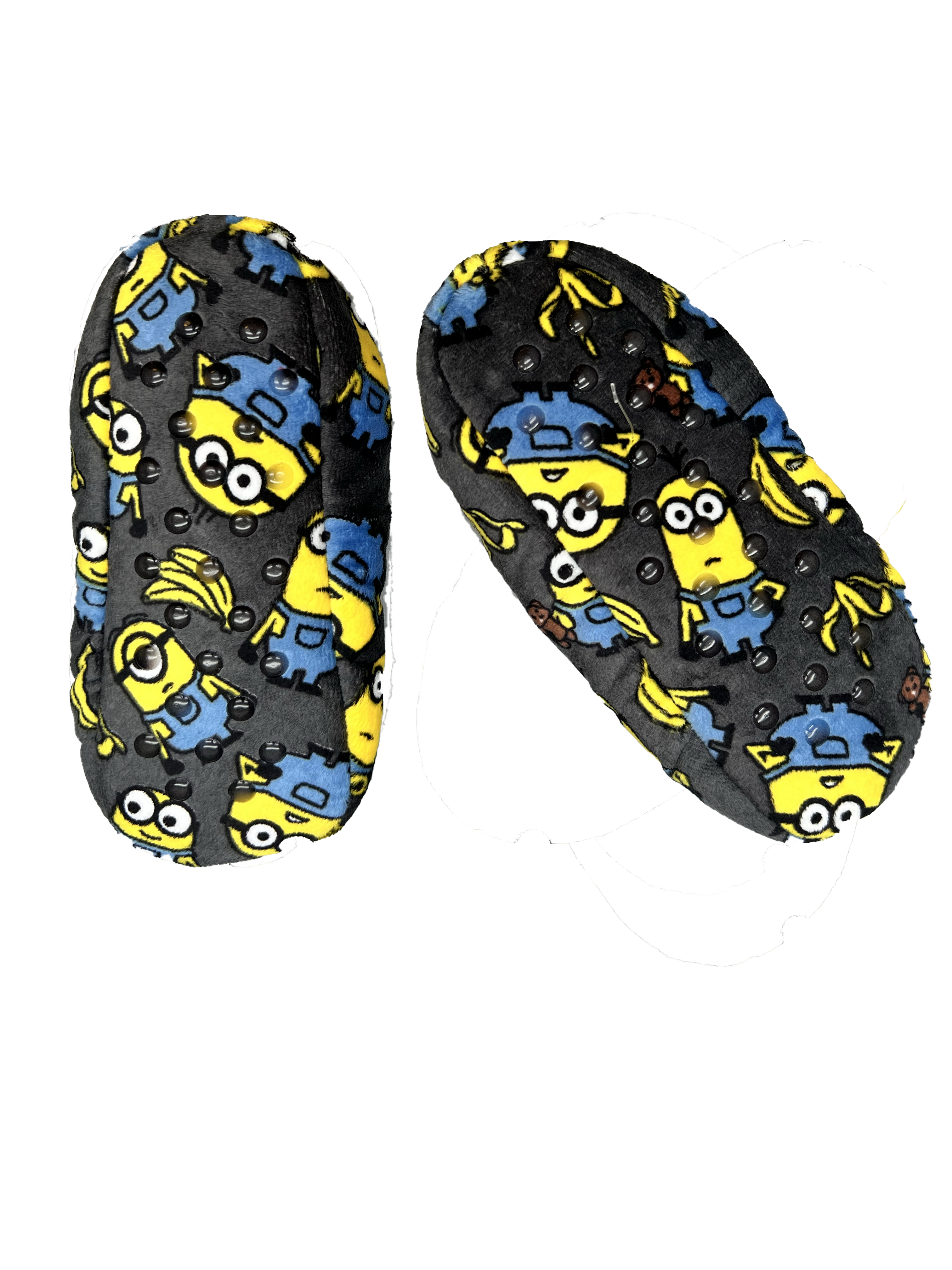 Kids Minion Slipper Socks with Grippers