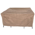 Duck Covers Essential Water-Resistant 76 Inch Square Table & Chair Set Cover