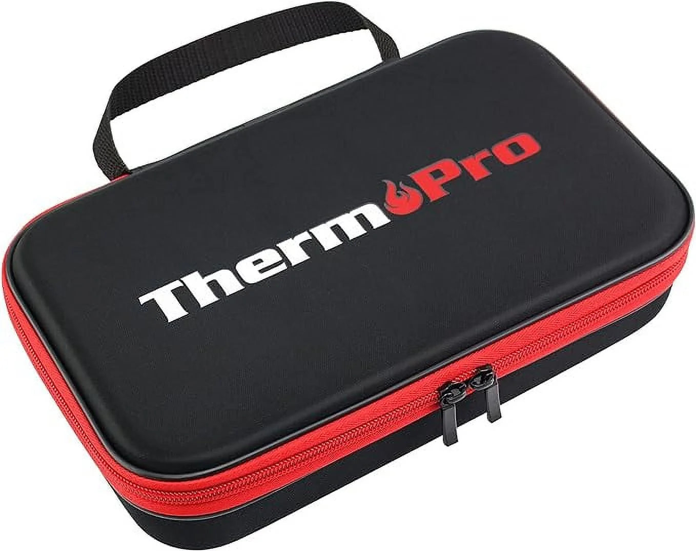 ThermoPro TP99 Hard Carrying Case Storage Bag for TP-20, TP-08S, TP-07 Wireless Remote Digital Cooking Food Meat Thermometer, Shockproof Waterproof Black Travel Protective Case/Box/Organizer