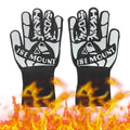 GoolRCwmdjFlameretardant Heat Insulation Gloves High Proof Gloves Camping Picnic BBQ Cotton Lining Gloves