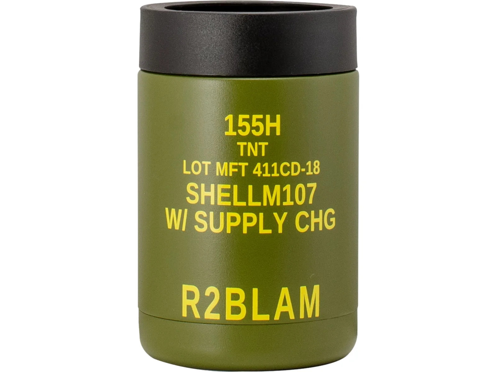 Mission First M107 Howitzer Can Cooler, Green, 12oz