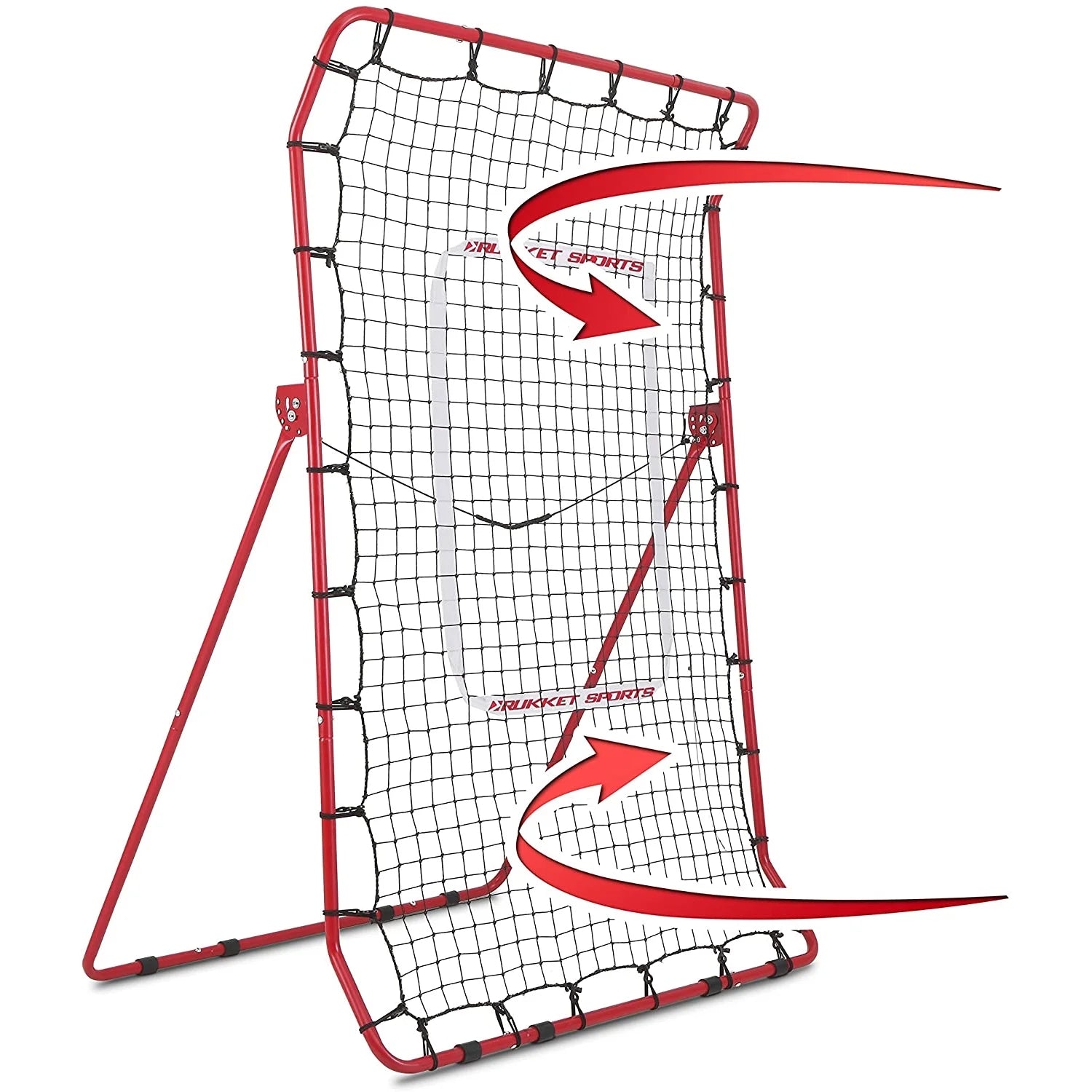 Rukket Sports Pitch Back Baseball & Softball Rebounder Pro Practice Throwing Net