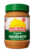 SunButter Organic Sunflower Butter, Regular 16 oz Jar