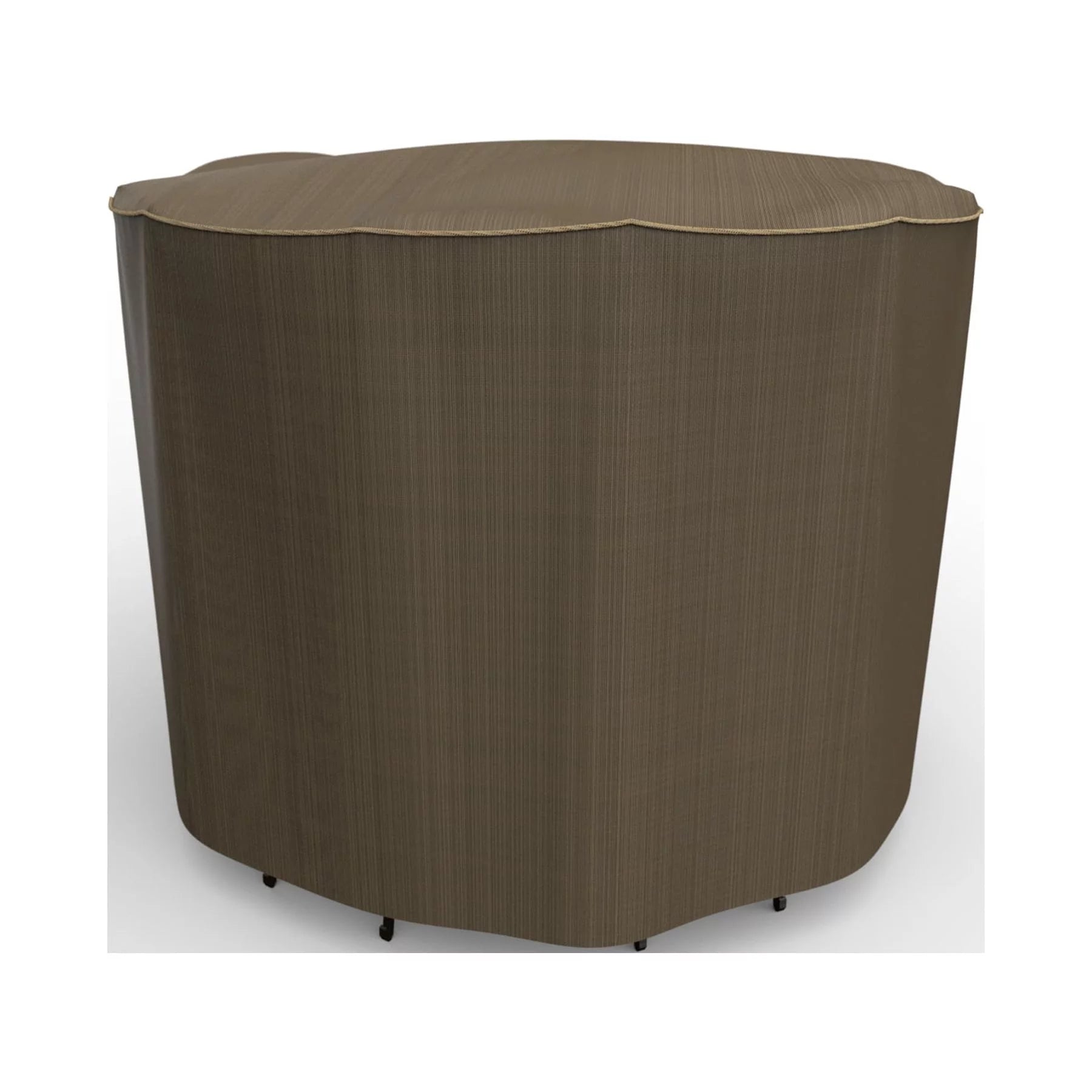 Budge L Black and Tan Patio Bar Table/Chairs Cover, StormBlock? Hillside
