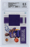 Kobe Bryant Los Angeles Lakers Autographed 2009-10 Panini National Treasures Jumbo Relic #1 #12/25 BGS Authenticated 8.5/10 Card - 8.5,9,9,8 Subgrades - Fanatics Authentic Certified