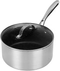Granitestone Nonstick 3 Quart Saucepan with Glass Lid, Small Pot