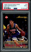 Kobe Bryant/Miles Simon Card 1998 Collector's Edge Impulse #76 PSA 9