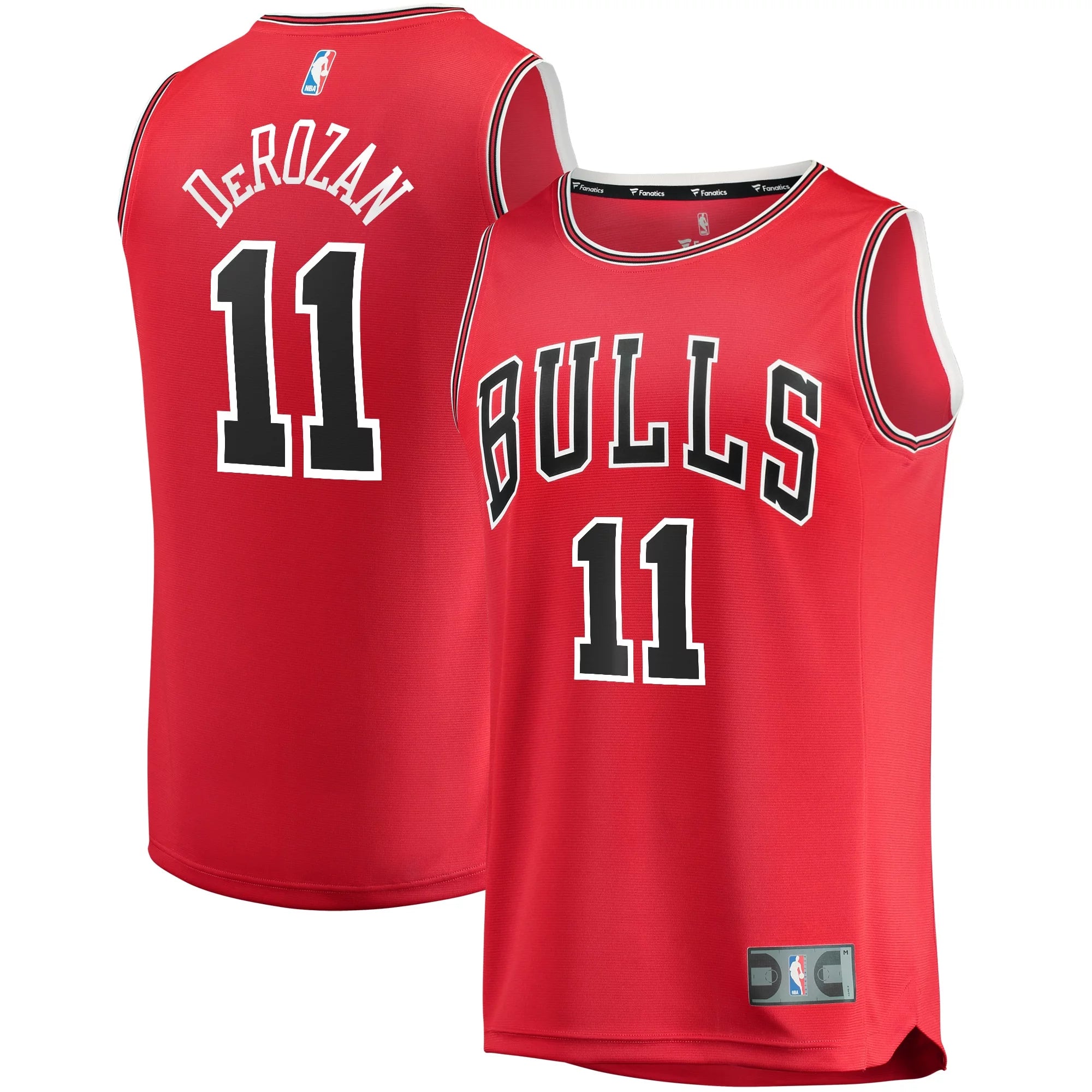 Men's Fanatics Branded DeMar DeRozan Red Chicago Bulls Fast Break Road Replica Jersey - Icon Edition