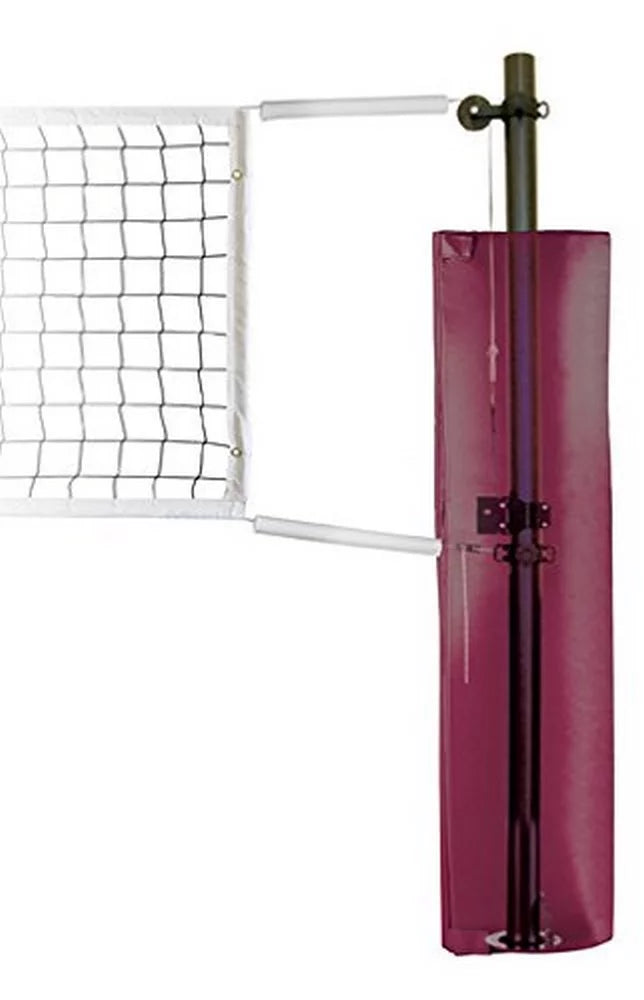 First Team Stellar Express Aluminum Recreational Aluminum Volleyball System with Sockets44; Saddle Brown