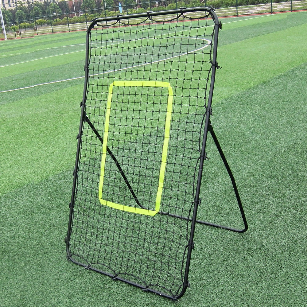 SalonMore Teenager Baseball Net, Softball Rebounder Throw Pitch Back Training Net, Black