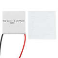 TES1-12705 Semiconductor Refrigeration Tablets 15.8V 5A 43W Heatsink Thermoelectric Cooler Cooling 30x30mm