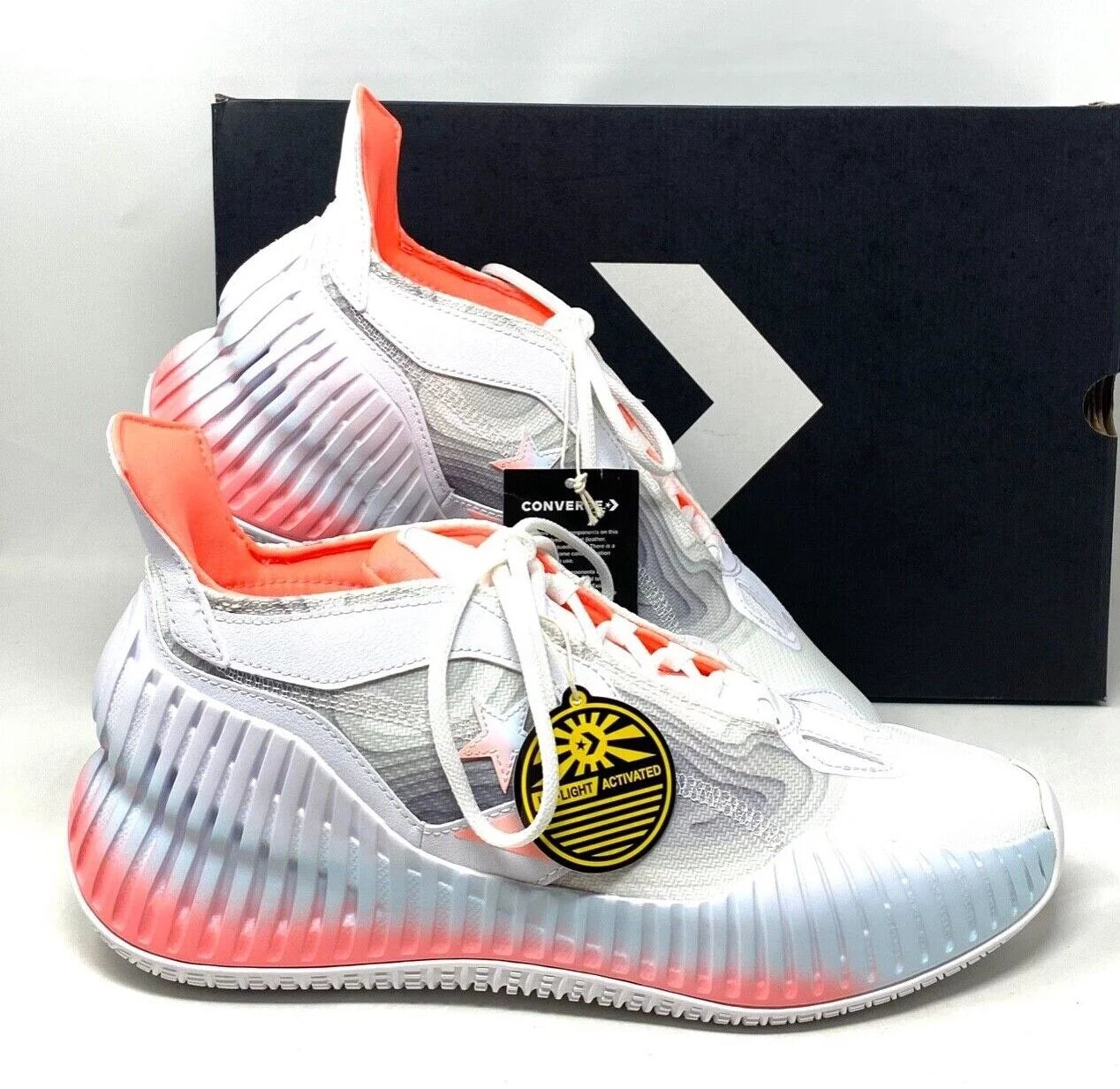 Converse All Star BB Prototype CX Mid Basketball Shoes White Lava A03901C