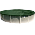 Buffalo Blizzard Supreme Winter Cover for 18-Foot Round Above-Ground Swimming Pools Green/Black Reversible 4-Foot Additional Material 18' Round Supreme Green/Black