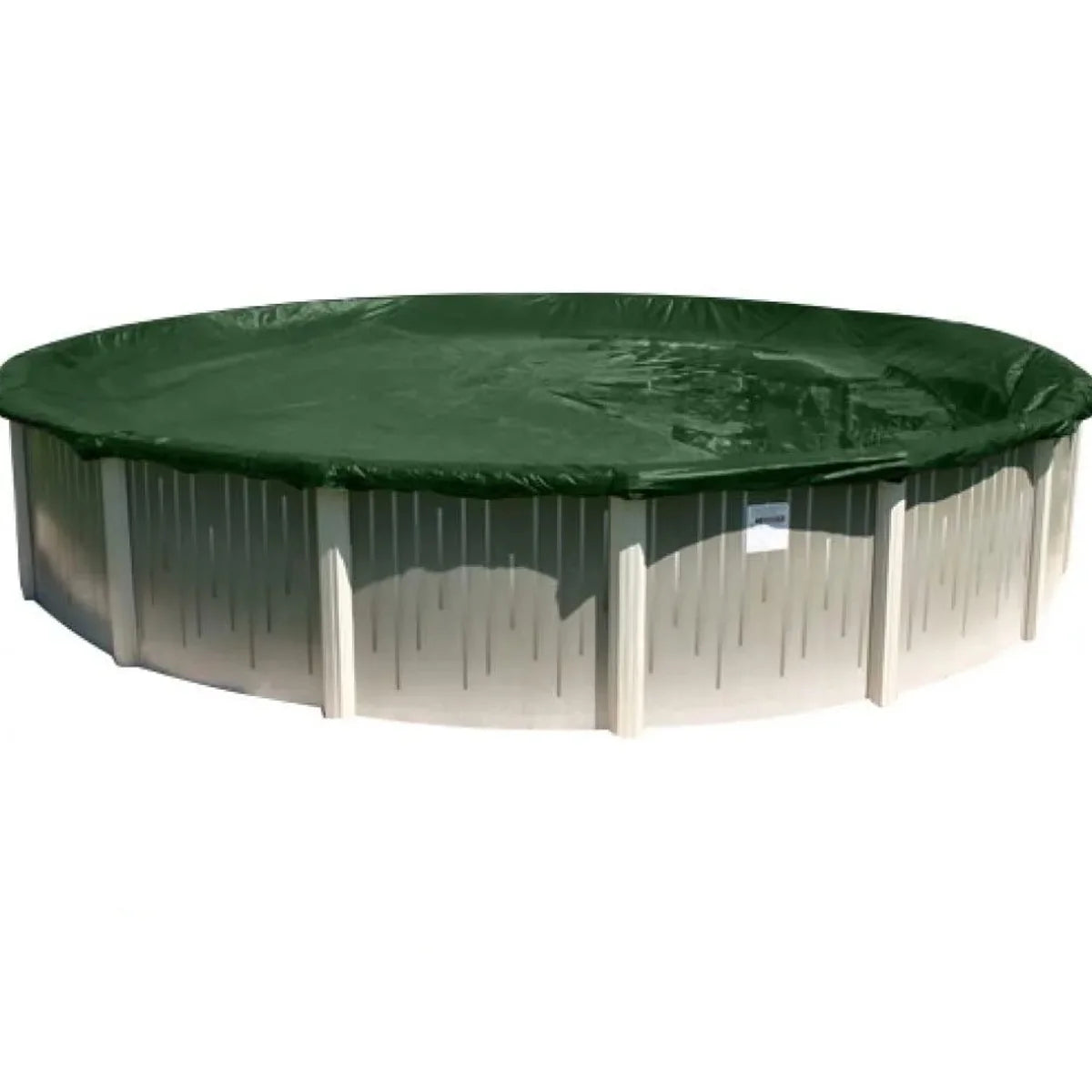 Buffalo Blizzard Supreme Winter Cover for 18-Foot Round Above-Ground Swimming Pools Green/Black Reversible 4-Foot Additional Material 18' Round Supreme Green/Black