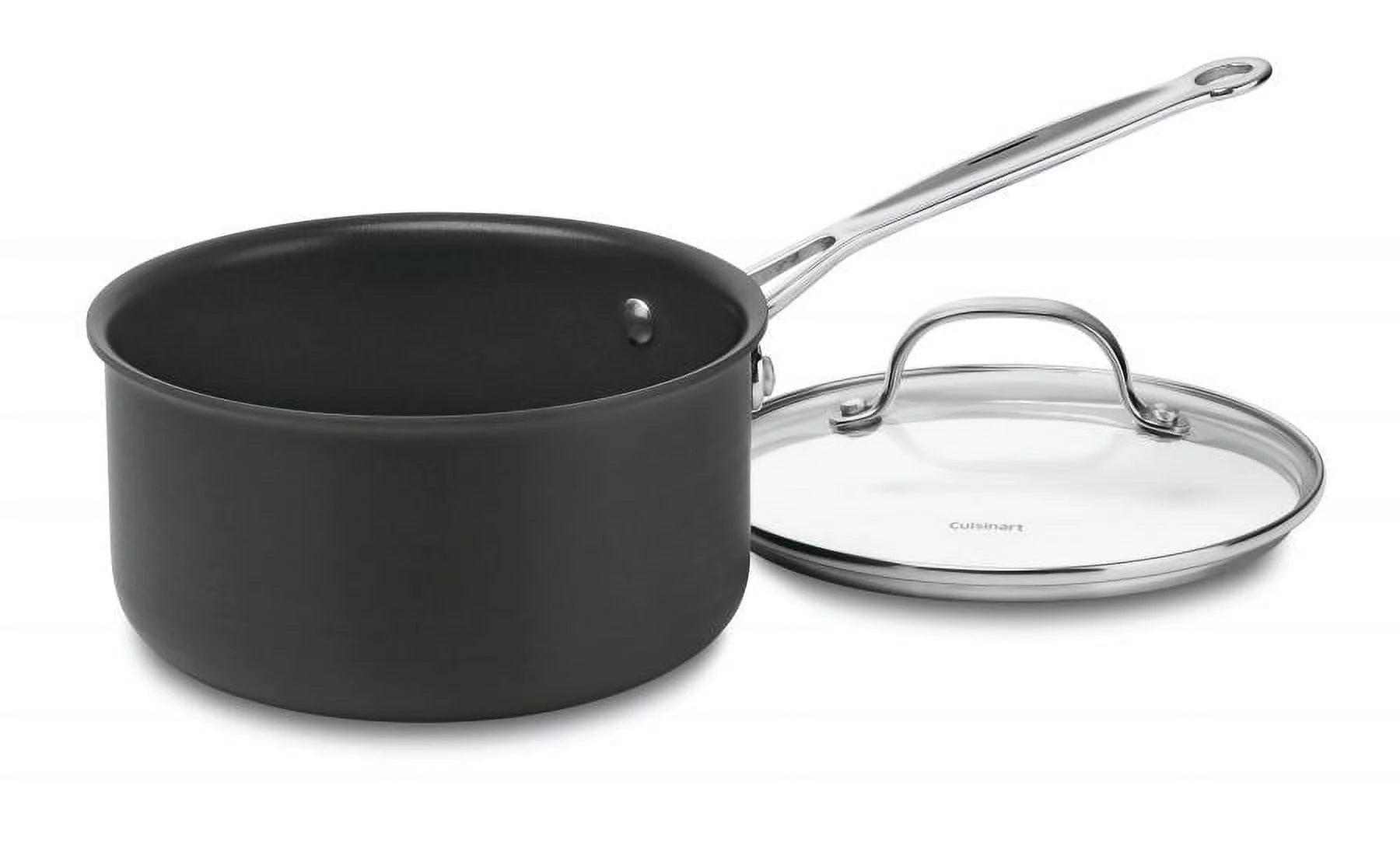 Cuisinart Chef'S Classic Non-Stick Hard Anodized 2 Qt. Saucepan W/Cover