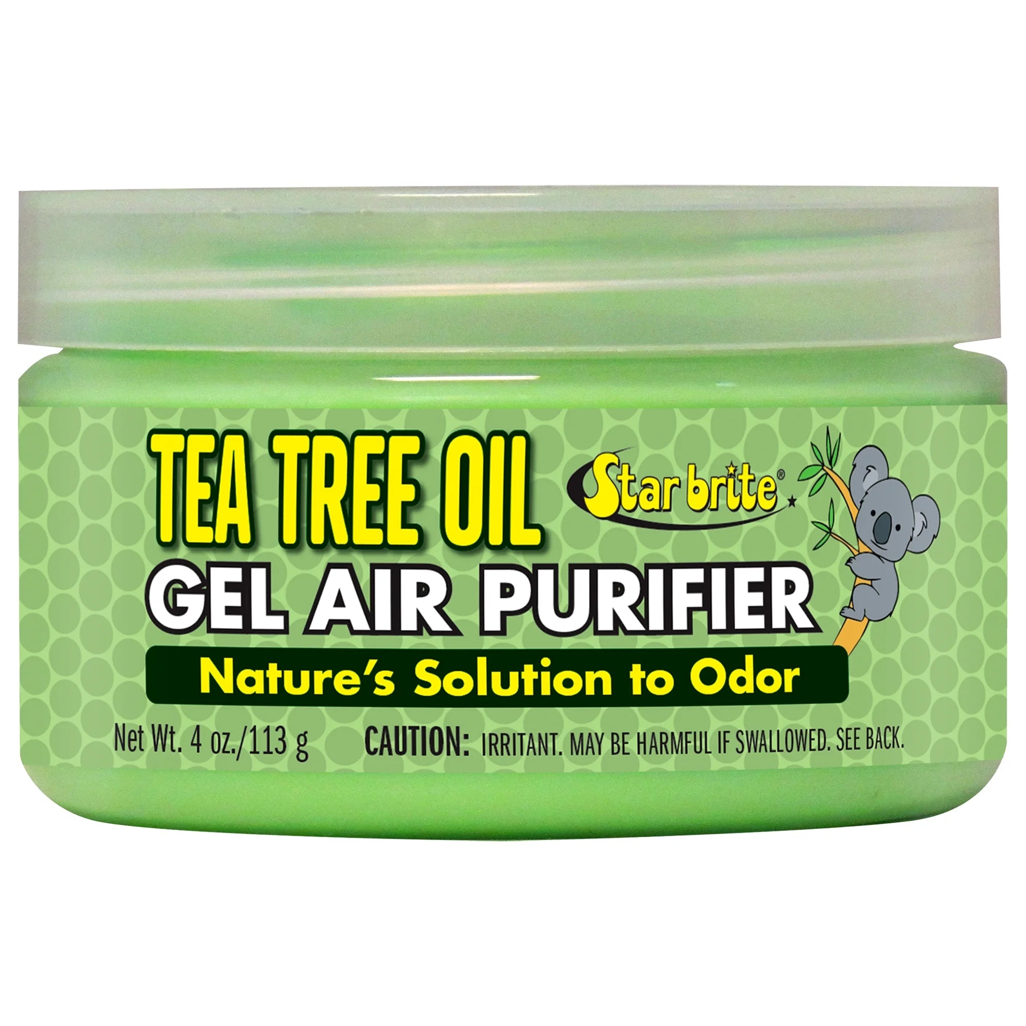 STAR BRITE Australian Tea Tree Oil Gel Air Purifier Tub - Natural Odor Eliminator for Boats, RVs, Autos, Bathrooms & Offices - 4 OZ Tub (096504)