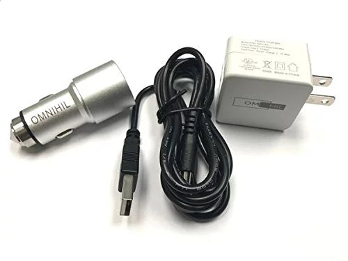 OMNIHIL Replacement W&C Charger w/(15FT) USB Cable for Esky Emergency Weather Radio-(ES-CR01)