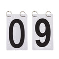 GOGO 30 Sets Score Replacement Cards, 0-9 Number Book, 3 1/8 x 5 1/2-Black