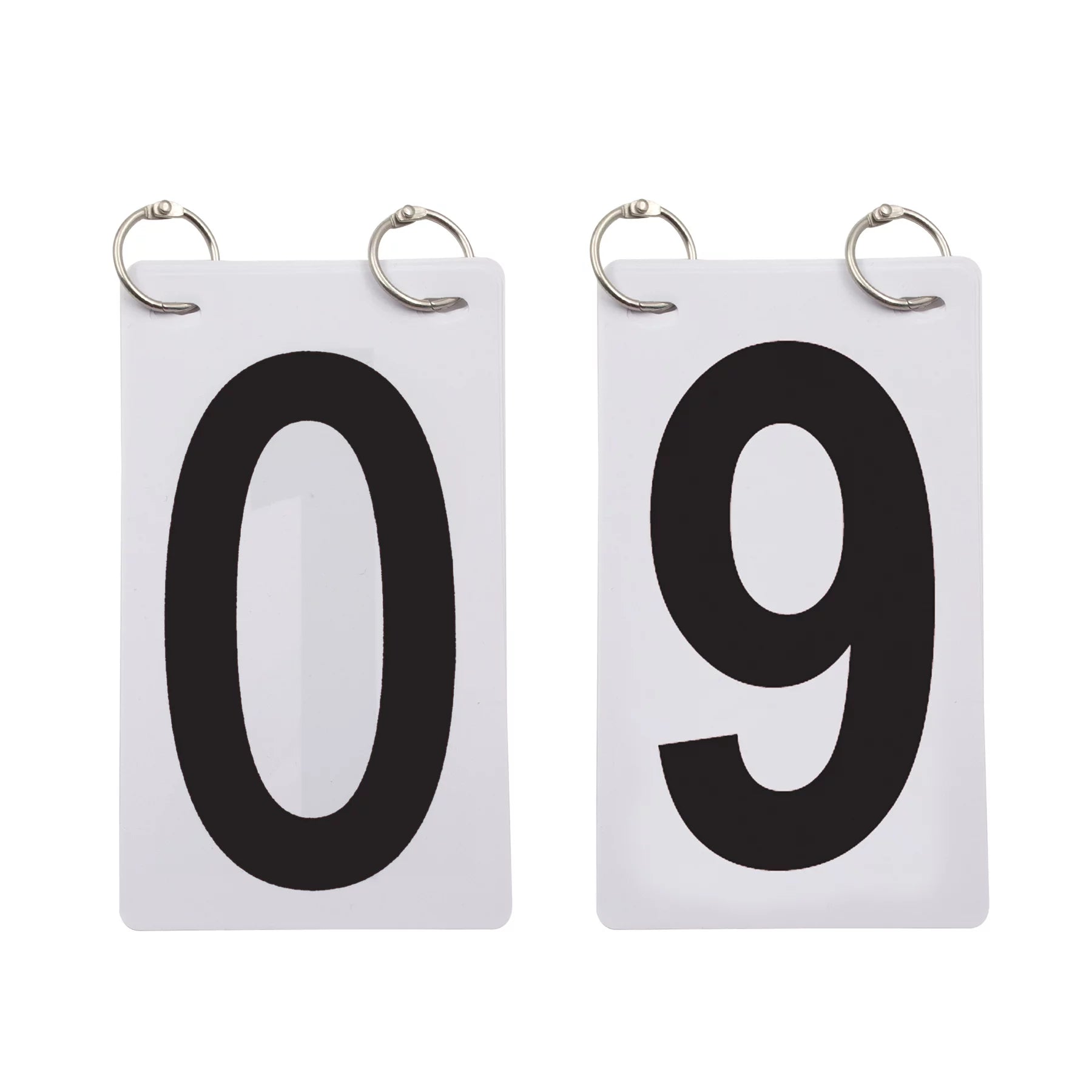 GOGO 30 Sets Score Replacement Cards, 0-9 Number Book, 3 1/8 x 5 1/2-Black