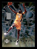 Kobe Bryant Card 2000-01 Upper Deck Unleashed #U8