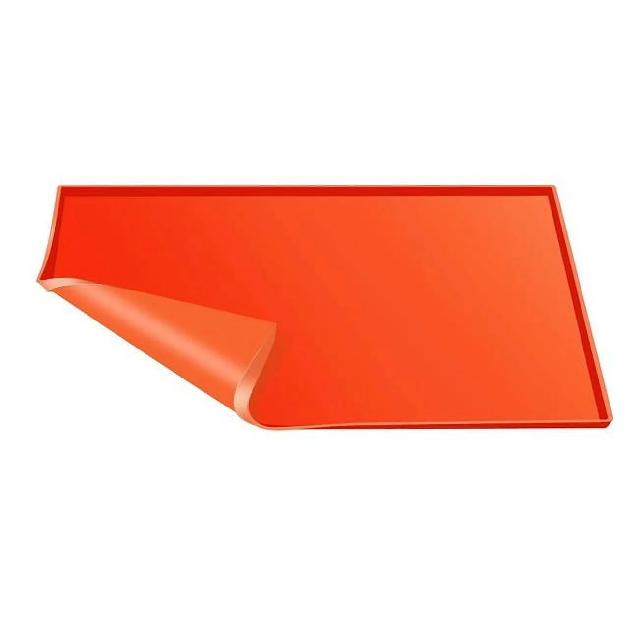 Fresh Fab Finds FFF-Orange-28.3In-GPCT4280 28.3 in. Silicone Griddle Mat Heavy Duty Food Grade Grill Mat BBQ Griddle Top Cover for Blackstone Griddle for All Seasons, Orange