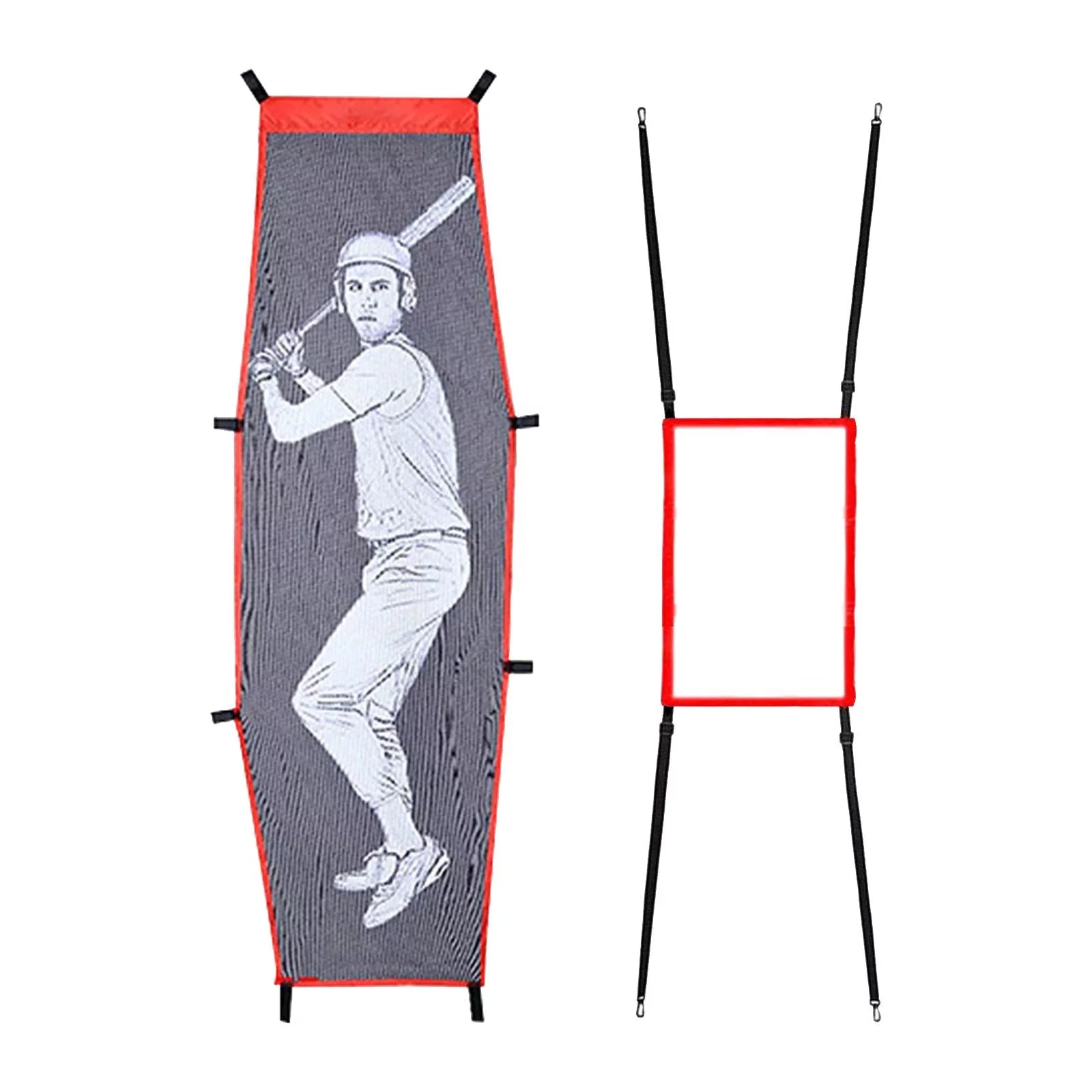 Baseball Batter Softball Batter Practice Portable Pitching Training Mannequin for Baseball Improved Accuracy and Safety Without Rack