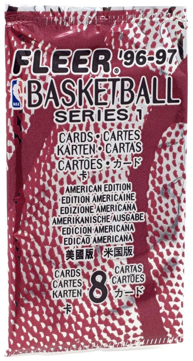 NBA '96-97 Basketball Series 1 Trading Card HOBBY Pack (International)