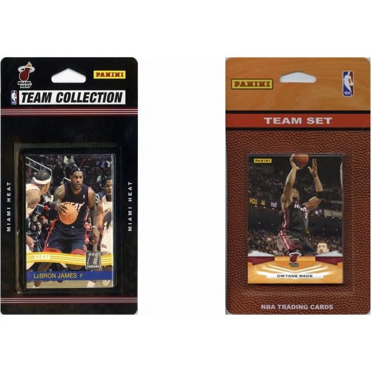 C & I Collectables HEAT2TS NBA Miami Heat 2 Different Licensed Trading Card Team Sets
