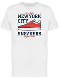 New York City Sneakers  T-Shirt Men -Image by Shutterstock, Male XX-Large