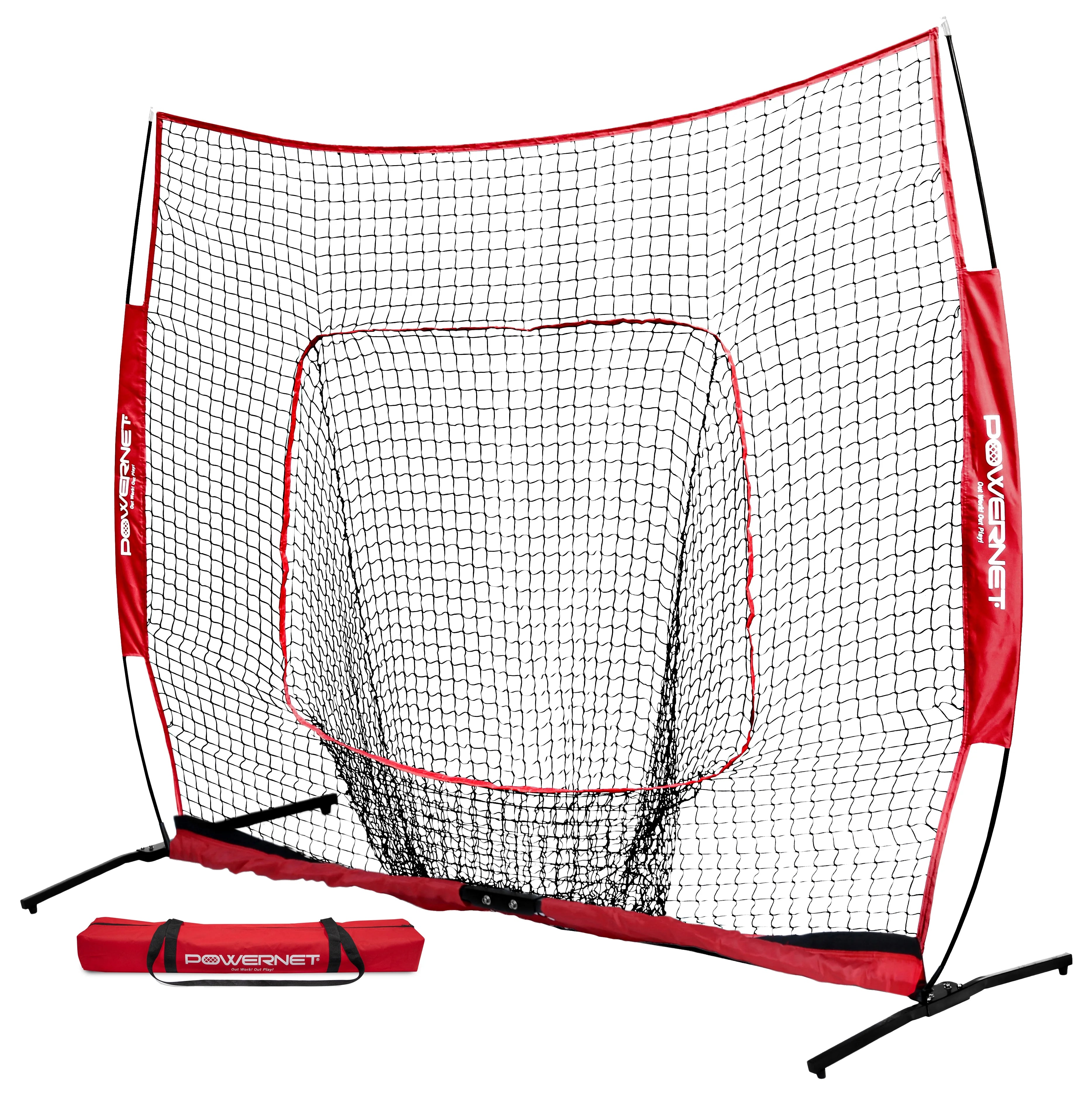 PowerNet 8x8 XLP PRO Baseball Softball Practice Hitting Net