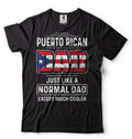 Puerto Rican Dad Shirt Puerto Rican Father's Day T-Shirt Dad Patriotic Shirt Puerto Rican Shirt