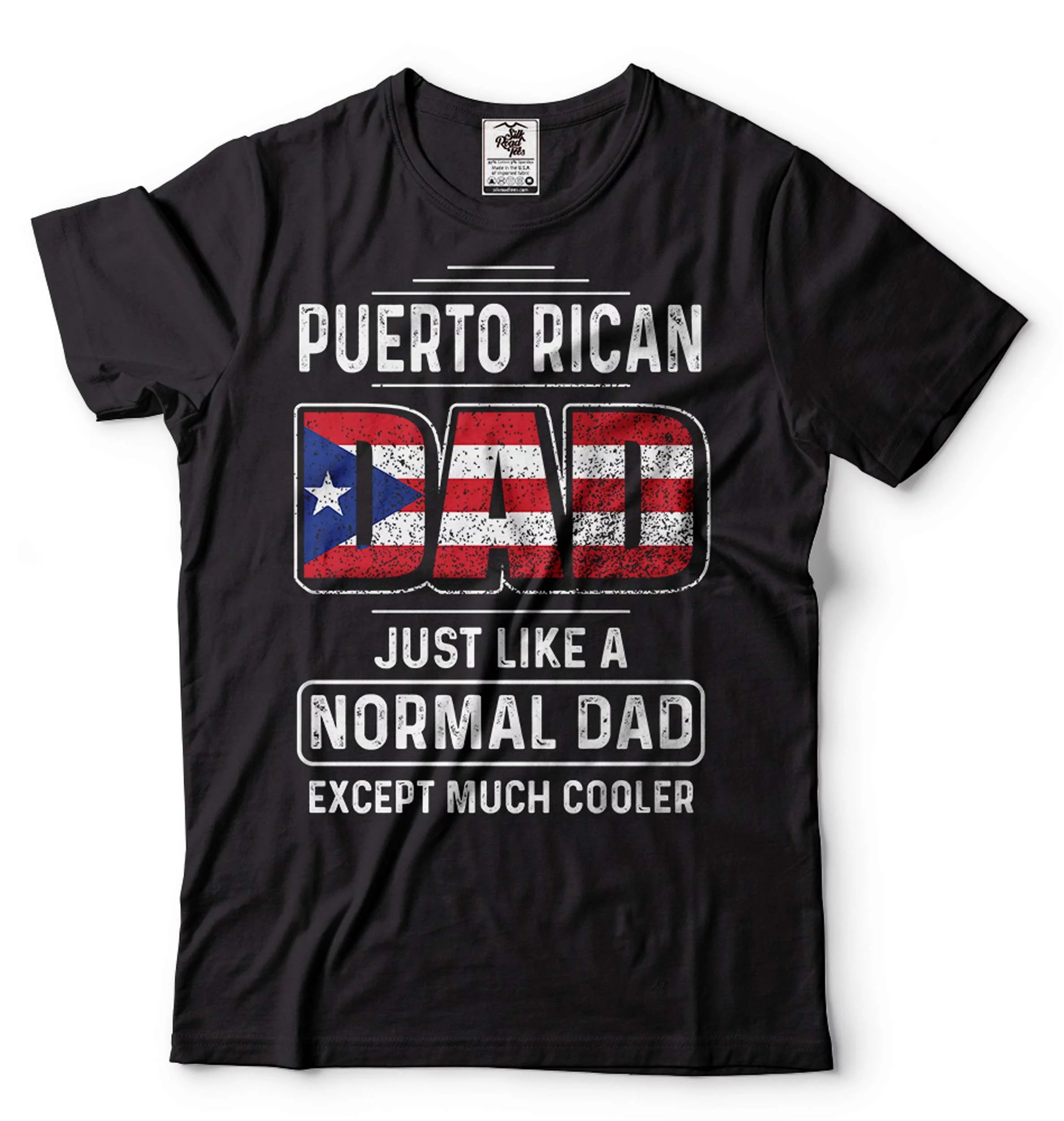 Puerto Rican Dad Shirt Puerto Rican Father's Day T-Shirt Dad Patriotic Shirt Puerto Rican Shirt