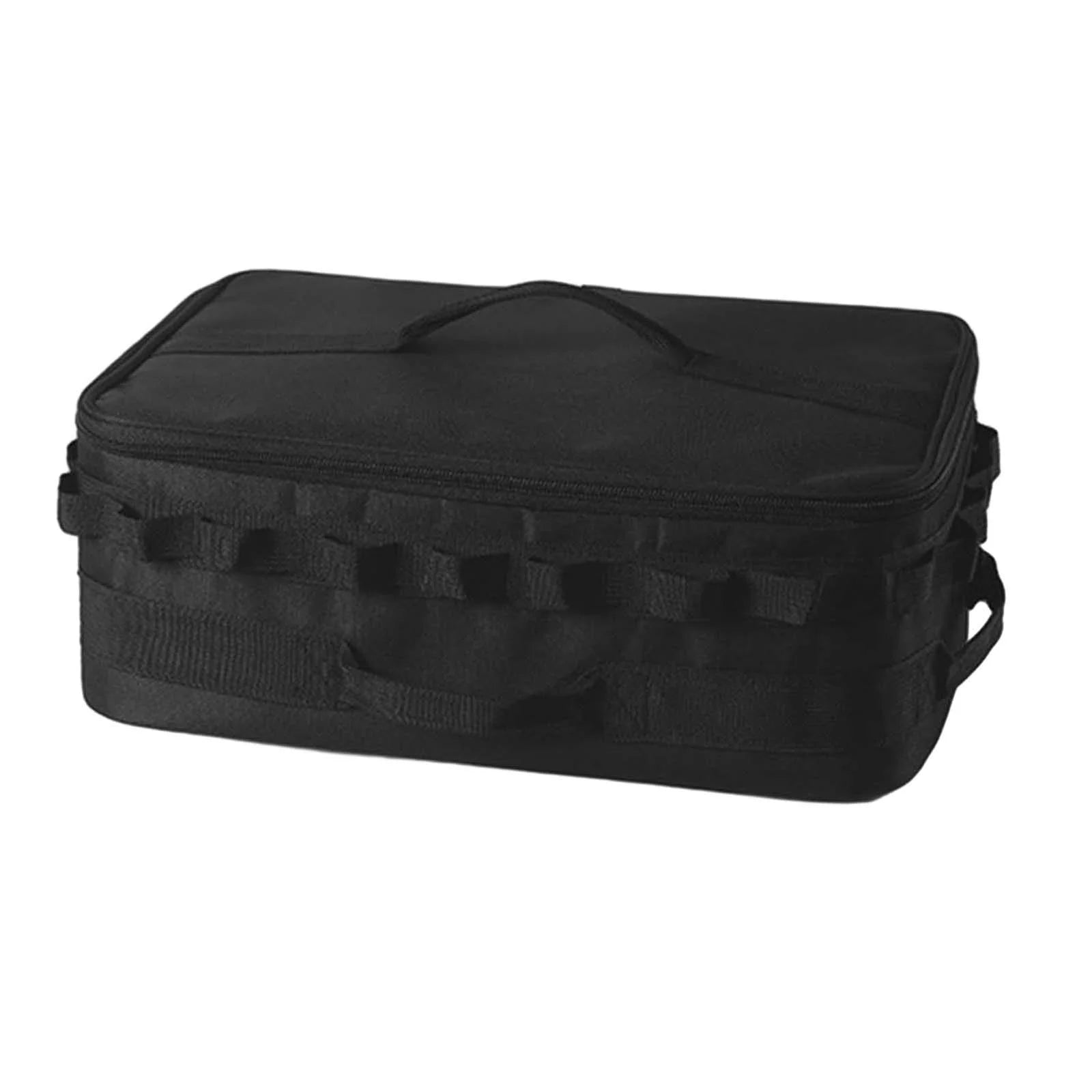 Gas Tank Storage Bag Gas Canister Bag Portable Organizer Camp Carry Case Grill Carrying Bag for Traveling, Hiking, BBQ Black