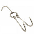 Yuri Yannee Hooks Chicken Duck Butcher Meat Processing Drying Smoking Hanger Stainless Steel (Silver£©5 Pcs