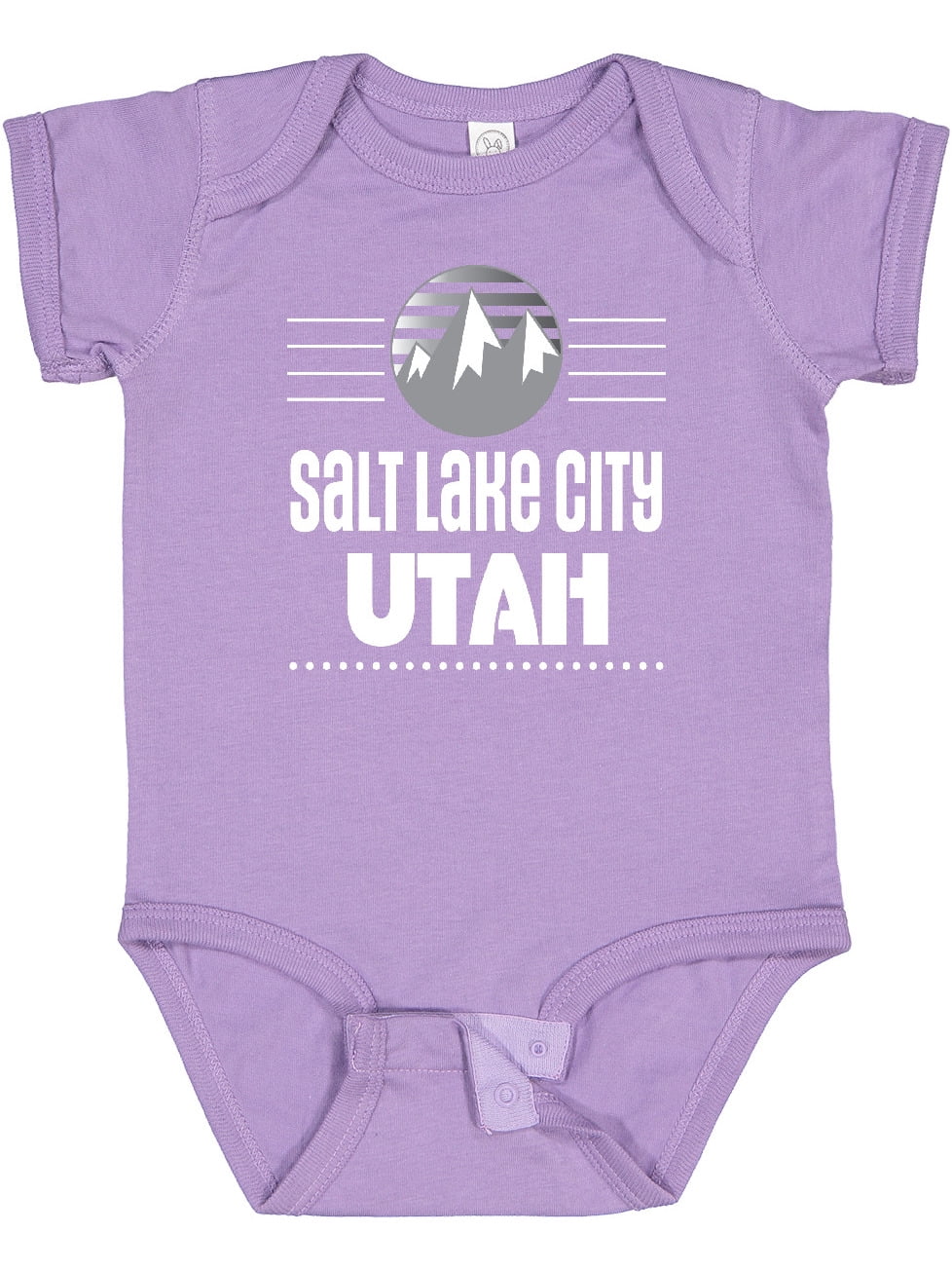Inktastic Salt Lake City Utah Mountains Boys or Girls Baby Bodysuit