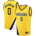 Youth Fanatics Branded Tyrese Haliburton Gold Indiana Pacers Fast Break Replica Jersey - Statement Edition