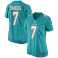 Women's Nike Jason Sanders Aqua Miami Dolphins Game Jersey
